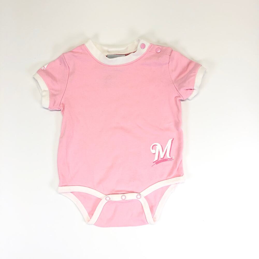 MAJESTIC BASEBALL GIRLS ROMPER SIZE 3/6M